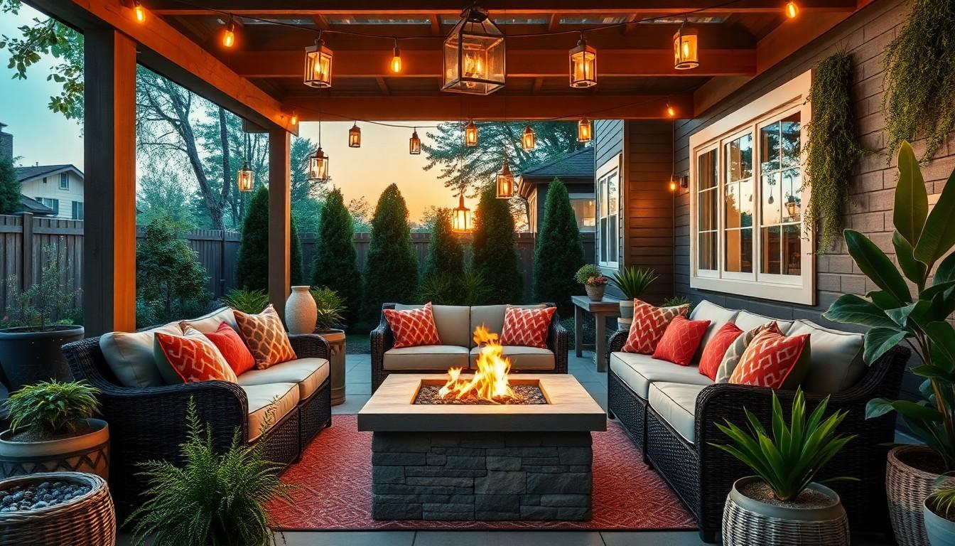 outdoor living room ideas